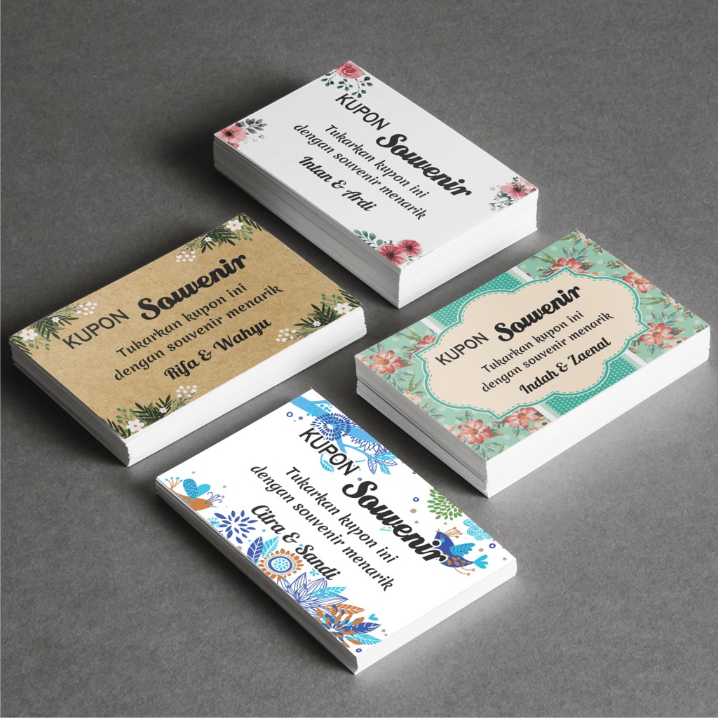 Order Kartu Souvenir