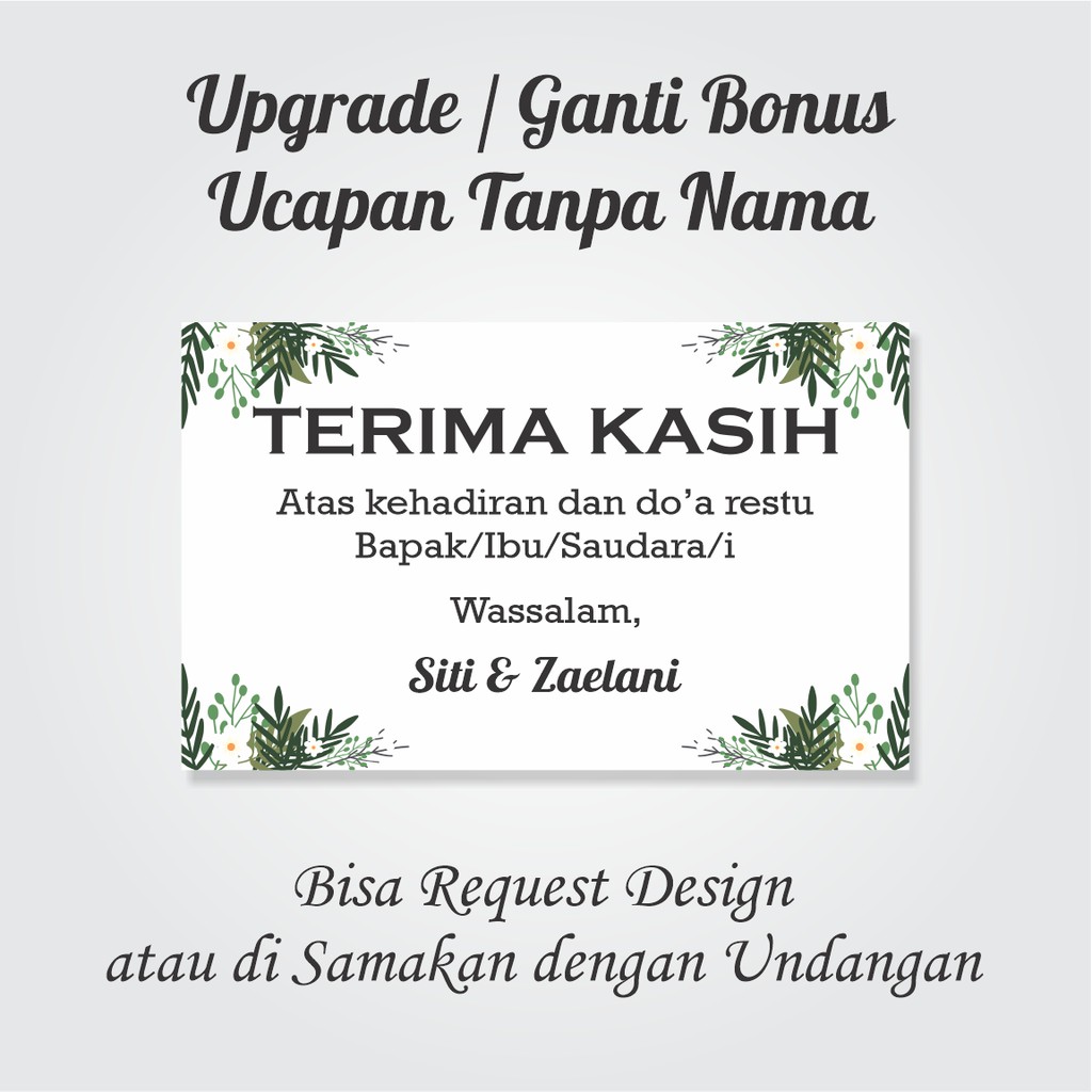 Ganti Pakai Nama