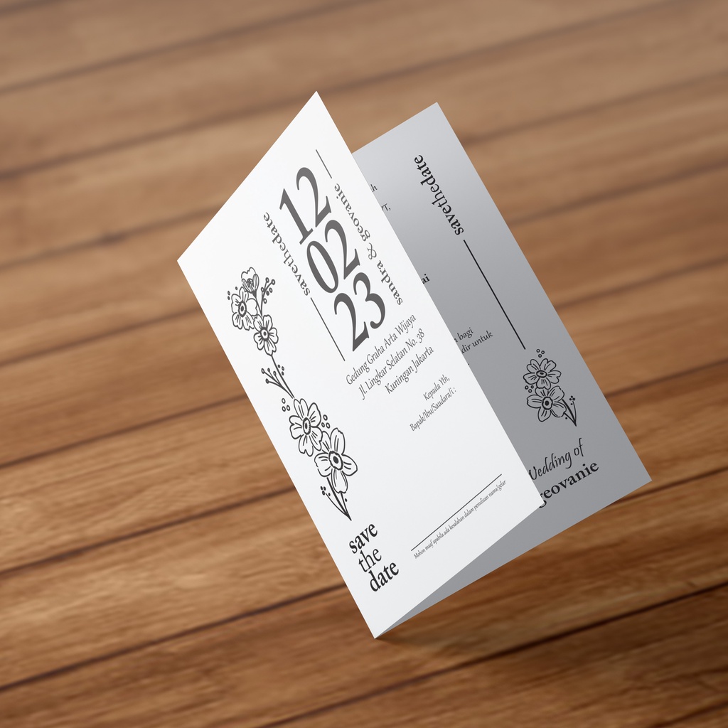 Undangan Pernikahan Unik Mewah Aesthetic Harga Termurah